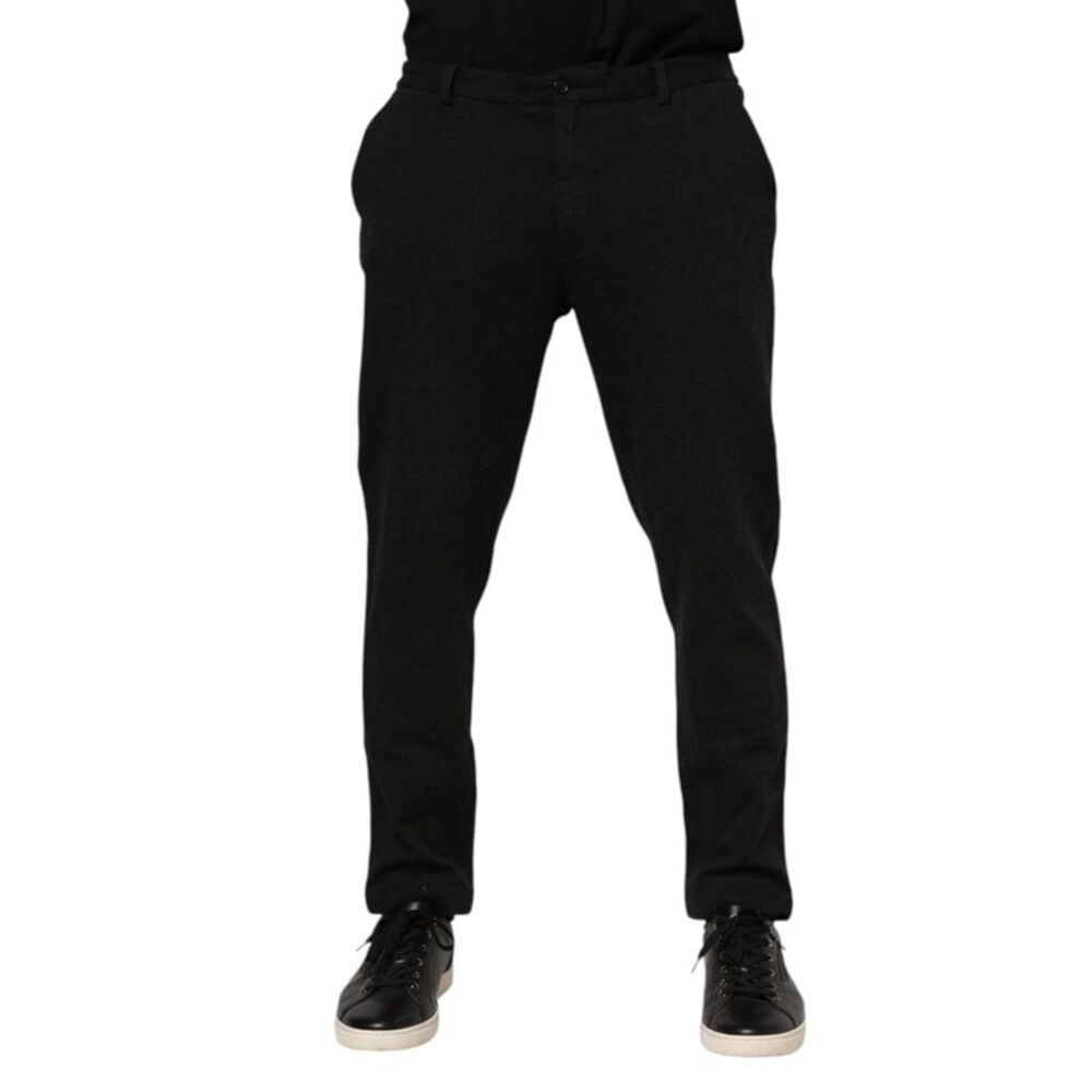 Dolce & Gabbana Dark Gray Viscose Dress Men Men's Pants